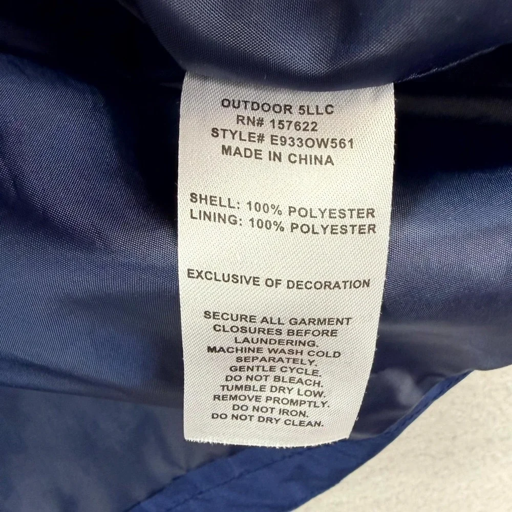 Eddie Bauer Lone Peak 3-in-1 Jacket Kids Small Blue Waterproof Hood Outer‎ Shell